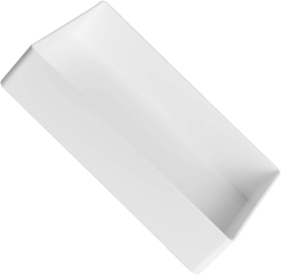 1pc White Polypropylene Multi-Purpose Laboratory Organizer Tray Leak and Acid-Base Resistant for Home and Laboratory Use for Storage of Experimental Tools and Items