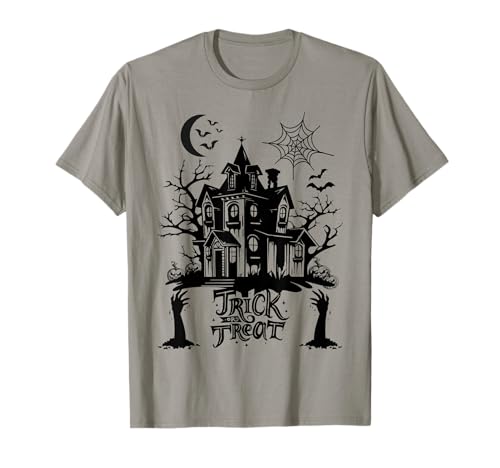 Truco o trato: Spooky Vibes - Spooky House Halloween Camiseta