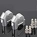 KKOYYRZ Motorrad-Lenker Riser Kit Zubehör/Fit for BMW R1200GS R1250gs R 1200 1250 GS Adventure Lc 2013-2017 2018 2019+ (Color : Silver)