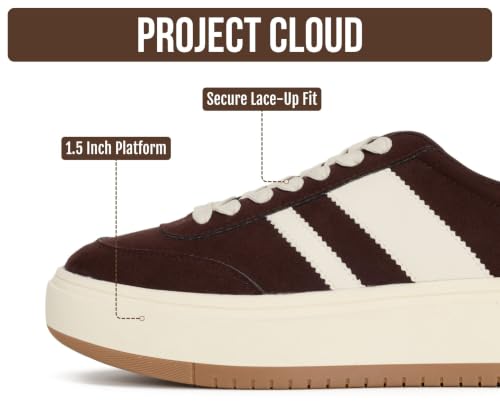 Image of Project Cloud Platform Sneakers for Women - Lightweight Memory Foam Insole Womens Sneakers - Non-Slip Fashion Sneakers for Women Footwear - Women's Fashion Platform Shoes (Nita)
