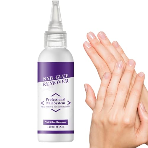 Removedor De Pegamento Para Uñas De Gel,Líquido Para Quitar Uñas Postizas 120ml | Líquido Limpiador Duradero Para Uso Diario Viajes Hogar Fiestas Eventos Especiales Mujeres