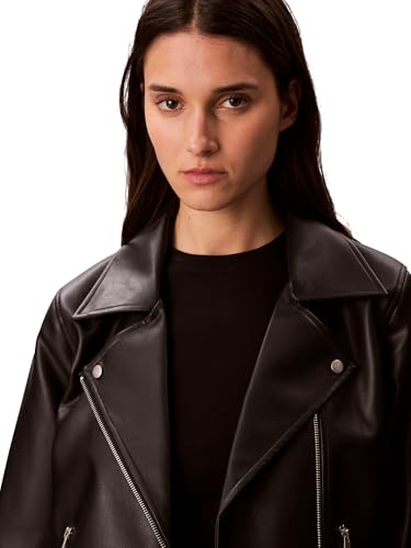 Calvin Klein Women's Classic Leather Jacket3
