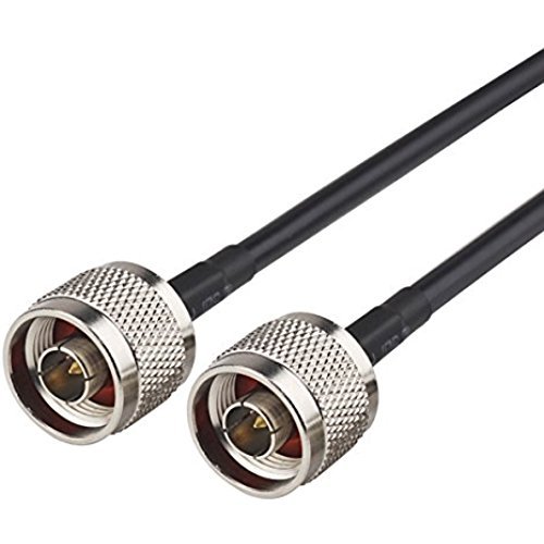 3.3ft 100cm Rf Wire Coaxial Cable Connector N Male to N Male Straight Assembly Pigtail Extension RG58 Ships from USA
