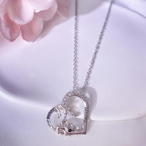 Koala Gifts for Girls Women Cute Koala Pendant Necklace Koala Jewelry Gifts Christmas Birthday Gifts for Koala Lovers Daughter Granddaughter Niece Sister4