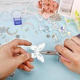 Acidea DIY łapacze słońca, 400 szt. łapaczy słońca, zestaw materiałów dla dorosłych, kryształy, rzemiosło, pryzmat, wiszący, dekoracyjny tęczowy ekspres do okien, wewnątrz, na zewnątrz, Boże