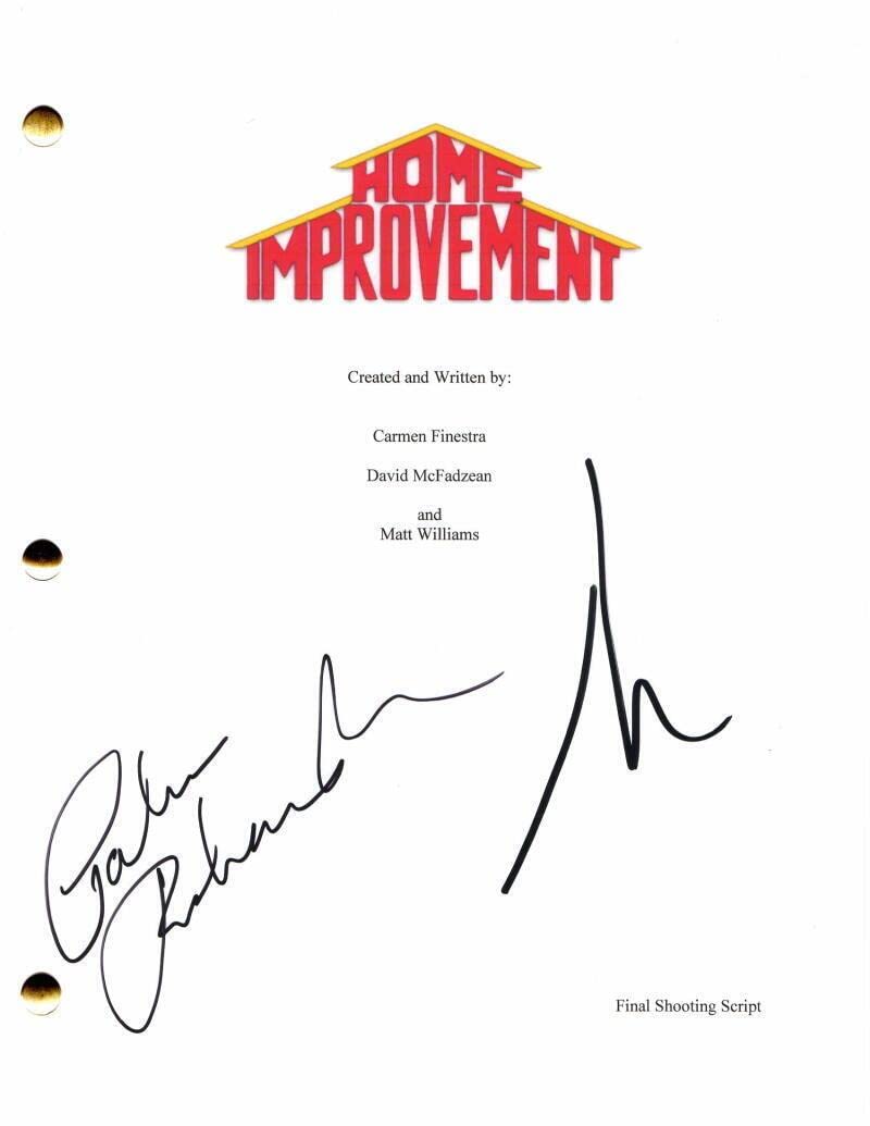 Tim Allen & Patricia Richardson Signed Autograph Home Improvement Pilot Script - TV Scripts