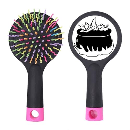 Brosse démêlante Halloween Fire Happy Fear pour votre routine du matin