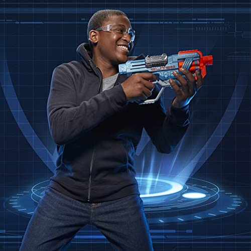 Nerf Elite 2.0 Commander RD-6 Dart-Blaster, 12 Nerf Elite Darts, 6-Dart Rotationstrommel, Blaster-Spielzeug für draußen, für Kinder ab 8, für Jungen und Mädchen