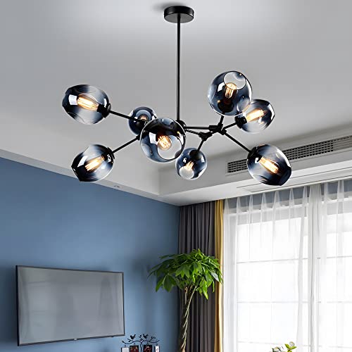 Lampe de moderne à LED bleu luminaire suspendu réglable - 4