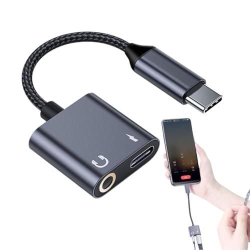 USB Type-C CzWbNA_v^[ - 3.5mm I[fBIϊP[uAUSB C A_v^[ | 2-in-1 [dP[utAwbhtHECzΉAX}[gtHE^ubgp