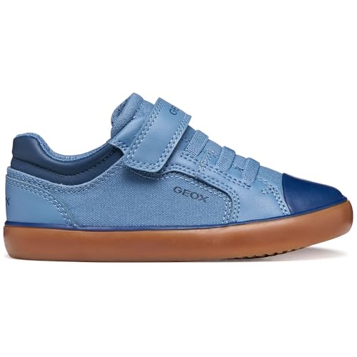 Geox J Gisli Boy évite la transpiration des pieds en baskets bleu marine