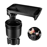 Car Cup Holder Expander & Tray for Compatible with Yeti 20/26/30 oz, Hydro Flasks 32/40 oz, Nalgenes 30/32/38/48 oz, Camelbak 32/40 oz… (1)