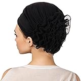 MATERIAL: Unsere Zopf-Turban-Kopfwickel Für Damen-Turbane Sind Aus Polyester-Material, Glatt Und Glänzend, Sehr Angenehm Zu Tragen.