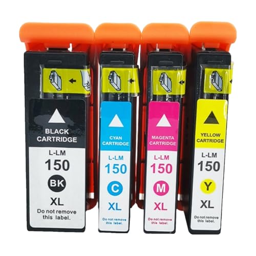 Cartouche 150XL jaune pour imprimante Lexmark Pro915, idéale pour vos dossiers de télétravail