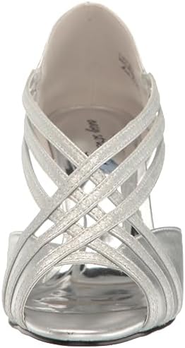 Easy Street Women's Oceana Pump, Silver Metallic, 8.5 Wide | Image 1