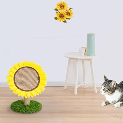 Petit griffoir recouvert de sisal pour chat - Arbre à gratter compact - 4