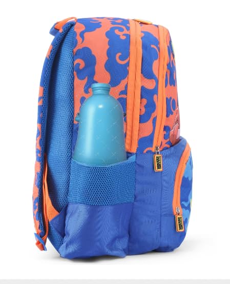Image of STRIDERS Naruto School Bag for Kids Spacious Durable Rolling Backpack with Padded Comfortable Straps & Fun Design Perfect for School Travel & Play (16 Inch)