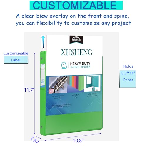 Xhsheng XHSHENG-1 INCH D RING 3 Ring Binders,1 Inch Slant D Ring Biner,One Touch Open D Ring,View Binders thumb #2