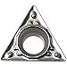 Kyocera TPMT 18151HQ TN610 Grade Uncoated Cermet, 11 Degree, Triangle, Positive Rake Angle, Neutral Turning Insert for Continuous and Finishing-Medium in (P) Carbon/Alloy Steel (10 Pieces)