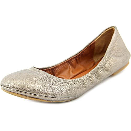 Lucky Brand Women's Emmie Ballet Flat, Pewter, 6.52