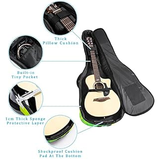 Housse de transport étanche pour guitare avec bandoulière réglable Style rétro, Multicolore 10., 42.9×16.9×4.7 in… - Les Beatles, Paul McCartney, John Lennon, RIngo Starr, George Harrison Housse de transport étanche pour guitare avec bandoulière réglable Style rétro, Multicolore 10., 42.9x16.9x4.7 in… – Image 2