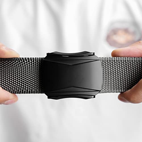 Nylon Ratchet Belt for Men, Military Tactical Stretch Web Golf Belt For Hiking Hunting Wotking Pants4