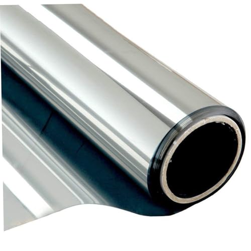 Vinilo decorativo para ventana 200x40 cm plata miniatura 3