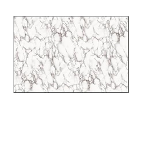 1Roll Self Adhesive Marble Film Wallpaper Waterproof Wall Sticker for Bathroom Kitchen Furniture Renovation Room Decoration Width 60cm (Armani White,60cm*1m)