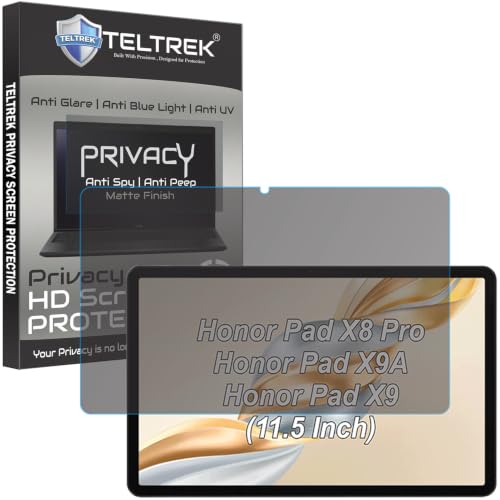Image of Privacy Matte Anti Peep Screen Guard Compatible With Honor Pad X9 / X9A / X8 Pro Tab (11.5 inch Inch Tablet) Anti Spy Screenguard Not a Tempered Glass Screen Protector