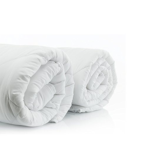 Novohogar Relleno nórdico de Fibra Hueca Tacto plumón con diseño pespunteado Anti-Deslizante 180x220 (220x220)