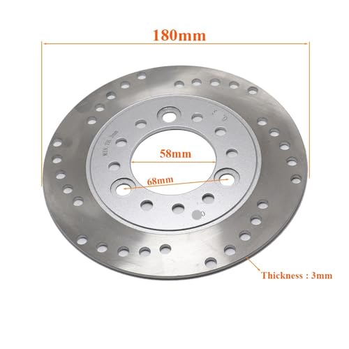 Disque de frein 180 mm pour éliminer les vibrations sur Monkey Z50