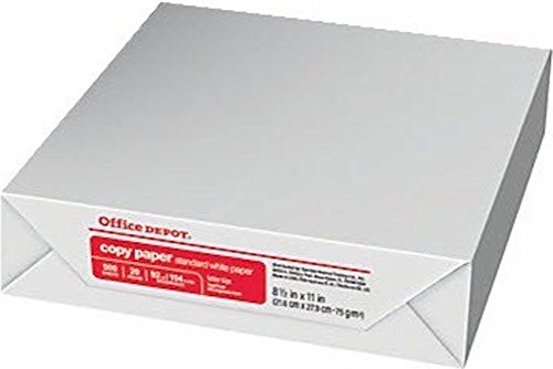 Office Depot 8.5X11 Inch Letter Size Acid Free Laser Inkjet Paper,...