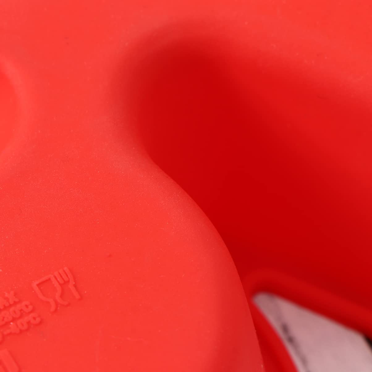 Moule à Chiffres pour Gâteau 9 Pièces en Silicone Rouge