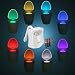 Toilet Light LED Motion Activated - 3pcs Battery Included - Lanaco Human Body Motion Sensor Toilet Night Light, 8 Colors Changing Energy-Efficient Bowl Nightlight for Bathroom Washroom