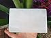 Om Zone Selenite Charging Plate for Cleansing Crystals & Healing Stones, Meditation, Reiki, Protection Crystals, Spiritual Gift (1, 6