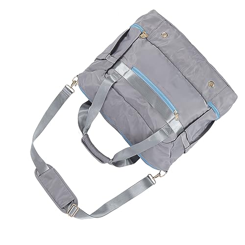 Bolsa de Fim de Semana, Porta de Carregamento USB Bolsa Esportiva Feminina Compartimento Separado à