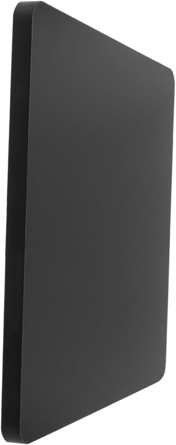 minkissy Square Table Top Accessory 15.75 Inch Black Panel for Dining