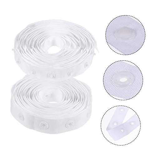 Uldigi 2 Pcs Buckle Belt Baby Decor Papoose For Babies Red Waist Belt Soft Cloth Sewing Snaps Polyester Ribbon Press Buttons Hook Eye Zipper Belt Sewing Supplies Snap Fastener Belt Diy #TOP7