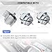 GolAscen 3Pcs Transmission Mount & Engine Motor Mounts Kit for Jaguar XF X250 3.0L 2009-2015, for Jaguar XJ X351 5.0L 2010 2011 2012 20 13 2014 2015 2016 2017 2018, Replaces C2D16622 C2D38505 C2P17845