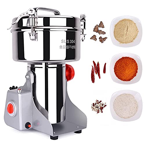 LWHDPW Vollautomatische Kaffeemühle 2000 G elektrische Getreidemühle Schwing-Typ Pulverisator Mahlmaschine kommerzielle…