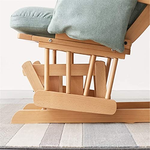 CSGFYLHO Rocking chair Rocking Chair Modern Balcony Nap Chair Nordic Recliner Small Apartment Living Room Sun lounger rocking chair - Image 7