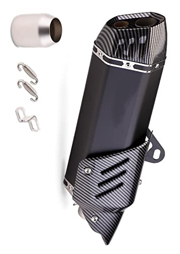 Silencieux 51mm universel pour remplacer un échappement rouillé avec tube de connexion