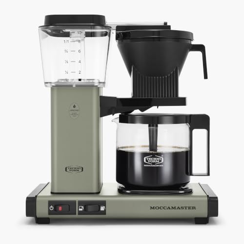 Image of Technivorm Moccamaster KBGV 53636 Coffee Maker, Eucalyptus, 10-Cups, 40 Ounces, 1.25L