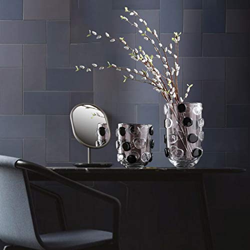 Vase en verre d'art décoratif au design moderne pour table de dîner - 4