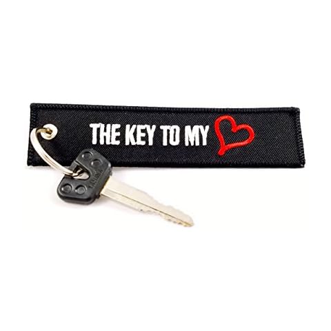 Cg Keytags - Unique Key Chains for Motorcycles, Scooters, Cars, Gifts, and More (The Key to My Heart) Cover