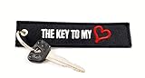 Cg Keytags - Unique Key Chains for Motorcycles, Scooters, Cars, Gifts, and More (The Key to My Heart)