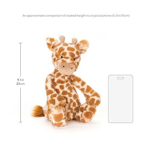 Jellycat Bashful Giraffe Stuffed Animal, Medium 12 inches - Safari Plush Toy - Classic Children's Gift image 13