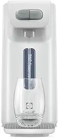 Purificador Electrolux de Água Gelada Fria e Natural Elétrico Compacto Eletronico placa Electrolux Filtro refil 6 meses ou 3000l Bivolt Branco PE15B