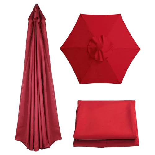 Umbrella Replacement Canopy - Durable Patio Umbrella Replacement Canopy, Breathable Garden Umbrella Canopy Replacement | Outdoor Umbrella Replacement Canopy, Sun Umbrella Canopy For Pool Garden Ground