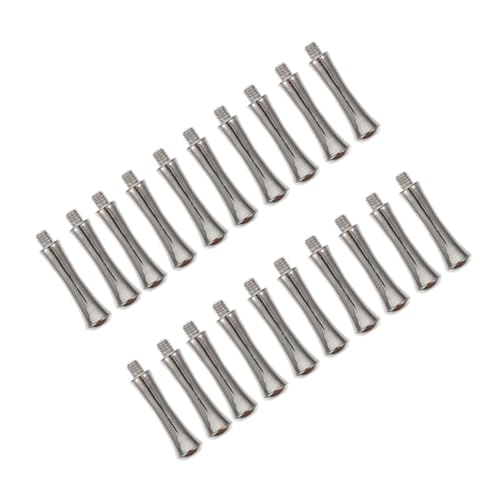 FRCOLOR 20個 理髪はさみアクセサリーはさみ装飾テールピン 20 個 (2.5 メートルシルバーテールピン) サロン用はさみフィンガーレスト 美容はさみフィンガーレスト シザー ハサミ部分